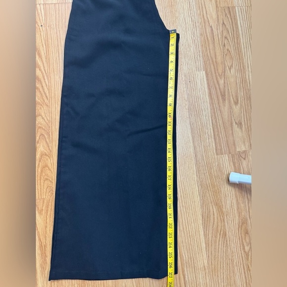 Doe & Rae .  Black Maxi Tie Front Trousers - Picture 9 of 10